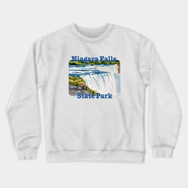 Niagara Falls State Park, New York Crewneck Sweatshirt by MMcBuck